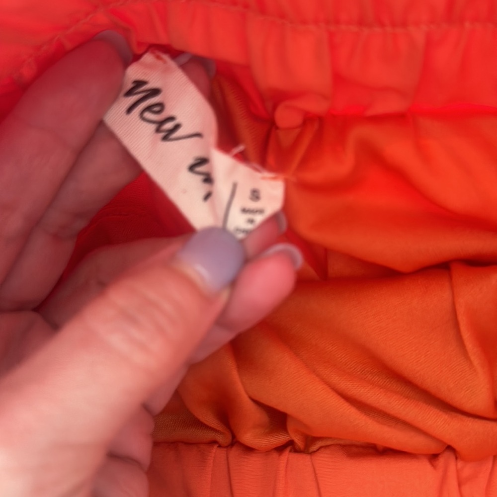Women's Orange Shorts - Picture 2 of 4